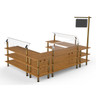 Mogogo - Modular 130" x 100" x 94" Bamboo / Brushed Brass Deli Station - MGCMLB18BBXF