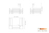 Mogogo - Modular 130" x 100" x 94" Bamboo / Brushed Stainless Steel Deli Station W/ Casters - MGCMLB18BSXW