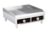 Omcan - 24" Electric Charbroiler w/ Grill & Griddle Plates - CE-CN-2419