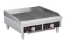 Omcan - 24" Electric Charbroiler w/ Grill & Griddle Plates - CE-CN-2419