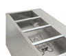 Omcan - 72" 5 Pan Open Well Electric Steam Table w/ Undershelf - 48790
