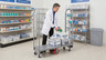 Omcan - 16" x 60" Heavy Duty U-Boat Steel Utility Cart - 48856
