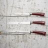 Van Berkel - Elegance 3 Pc Red Prosciutto Ham Knife Set - REDPROSCIUTTOSET