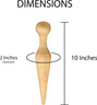 Harold Import Company - 8" Wooden Pestle for Chinois