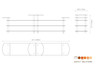 Mogogo - Modular 161" x 29.5" x 47" Bamboo / Brushed Stainless Steel Elongated Classic Station W/ Casters - MGCMLB17BSXW