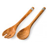 Bérard France - Acero 12" Olivewood Salad Server Set, 2 Piece - 7403150