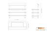 Mogogo - Modular 71" x 29.5" x 58.5" Bamboo / Brushed Stainless Steel Classic Chilled Station W/ Casters - MGCMLB16BSXW
