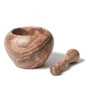 Bérard France - 5" (13cm) Olivewood Mortar & Pestle - 7490072