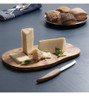 Bérard France - 13" x 7" (33 x 18cm) Olivewood Cheese Board & Knife Set - 7456178