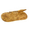 Bérard France - 13" x 7" (33 x 18cm) Olivewood Cheese Board & Knife Set - 7456178