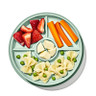 OXO  TOT - Opal Divided Suction Plate