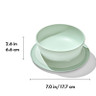 OXO  TOT - Opal Suction Bowl