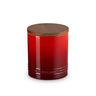 Le Creuset - Cherry 1.1L Storage Canister With Wooden Lid