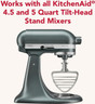 KitchenAid - Stainless Steel Pastry Beater for 4.5 & 5 QT Tilt Head Mixers