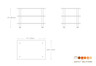 Mogogo - Modular 47" x 29.5" x 35" Grey Slate / Brushed Stainless Steel Classic Medium Unit W/ Casters - MGCMLX02GSXW