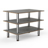Mogogo - Modular 47" x 29.5" x 35" Grey Slate / Brushed Stainless Steel Classic Medium Unit - MGCMLX02GSXF
