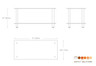 Mogogo - Modular 71" x 29.5" x 35" Mango Wood / Brushed Brass Standard Large Unit W/ Casters - MGCMDX01WBXW