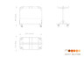 Mogogo - 55.5" x 31" x 50" Leg Transfer / Storage Cart - MGCUUX02XXXX