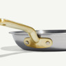 Made In - 8" Stainless Clad 5-Ply Frying Pan With Antique Brass Handle