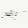 Made In - 6QT Stainless Clad 5-Ply Weeknight  Pan