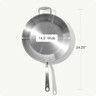 Made In - 6QT Stainless Clad 5-Ply Weeknight  Pan