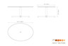 Mogogo - Polo 42.5" x 30" x 18" Grey Slate / Brushed Stainless Steel Oval Coffee Table - MGCPFV01GSXX