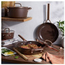 Zwilling - Milano Brown 7 Pc Aluminum Non-Stick Cookware Set - 1034366