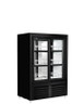 QBD - 40" Black Pass-Thru Refrigerator w/ 4 Sliding Glass Doors - CD3354CPT-HC