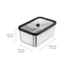 Zwilling - Fresh & Save 1.7 L Large Stainless Steel Vacuum Box - 1037318
