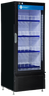 QBD - 25" Black Refrigerator w/ 1 Glass Swing Door & Organizer Shelves - CD12-HC/GR