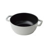 Staub - 1 Qt White Truffle Round Cocotte - 1030711