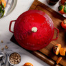 Staub - 5 Qt Red Year of the Horse Round French Oven - 1034417