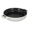 Staub - 4.2 Qt White Truffle Stackable 3 Pc Cocotte & Skillet Set - 1010879