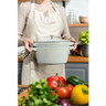 Staub - 4.2 Qt White Truffle Stackable 3 Pc Cocotte & Skillet Set - 1010879