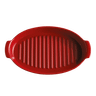 Emile Henry - 2.3Qt Burgundy Ceramic Steamer - 91348443