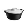 aEmile Henry - Sublime 4.2Qt Slate & White Ceramic Casserole Dish - 91774740P