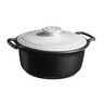 Emile Henry - Sublime 5.8Qt Slate & White Ceramic Casserole Dish - 91774760P