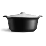 Emile Henry - Sublime 7.4Qt Slate & White Ceramic Casserole Dish - 91774770P