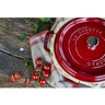 Staub - 3.8 L (4 QT) Cherry Red Round Cocotte