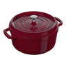 Staub - 3.8 L (4 QT) Bordeaux Round Cast Iron Cocotte - B-STOCK