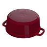 Staub - 3.8 L (4 QT) Bordeaux Round Cast Iron Cocotte - B-STOCK