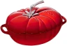 Staub - 2.8L (3 QT) Tomato Cast Iron Cherry Cocotte