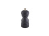 Genware - 5" Matte Black Acrylic Grinder Salt or Pepper (6 Per Case) - GWSPMBLK12