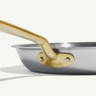 Made In - 10 Pc Antique Brass Stainless Clad 5-Ply Cookware Set