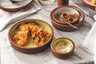 Steelite - 5oz Maham Spice Saffron Stacking Tray (12 Per Case) - 6214RT013
