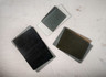 Steelite - 4"x 5" Shadows Grey & Clear Rectangle Glass Tray (6 Per Case) - 6590B930