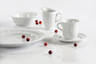 Steelite - 6.75" Pillivuyt Queen Ann Porcelain Breakfast Saucer (12 Per Case) - 6640V917