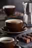 Steelite - 10oz Brown Utopia Barista Porcelain Latte Cup (36 Per Case) - UCT8127