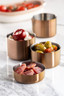 Steelite - 4oz Utopia Brushed Copper Stainless Steel Dip Pot (6 Per Case) - UF92105