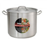 Winco - 32QT (30L) Stainless Steel Stock Pot w/ Lid - SST32